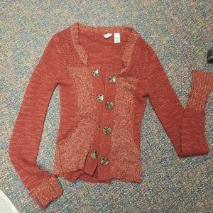 BKE size Med sweater, maroon in color!